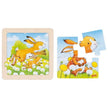 Holzpuzzle Hase für Kinder – süßes Tierkinder-Motiv zum spielerischen Lernen – BabyLions®