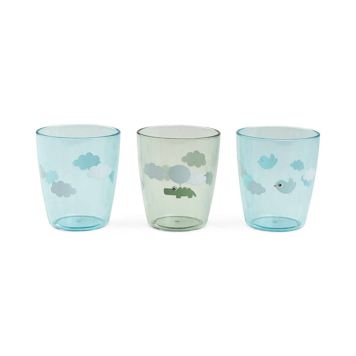 Yummi Mini Trinkgläser 3er - Pack – Grün - Babylions