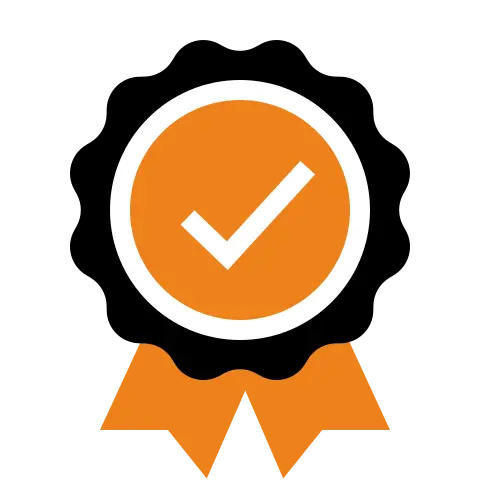 Qualitätssiegel mit Häkchen – steht für geprüfte, hochwertige Babyprodukte bei BabyLions
