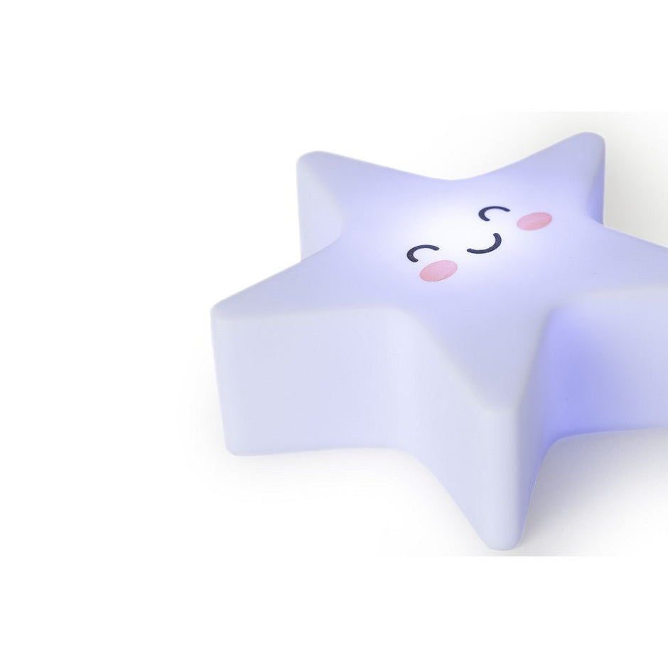 Baby Geschenkset mit weicher Decke & Nachtlicht – in Blau oder Rosa - Babylions