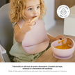 Baby - Schüssel mit Saugnapf & Löffel – Real Madrid – Blau/Rosa - Babylions