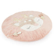 Baby Spieldecke Reh Ella rosa rund mit integrierten Spielelementen