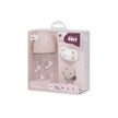 Baby Still - & Trink - Set 3 - teilig – Flasche, Schnuller & Clip - Babylions