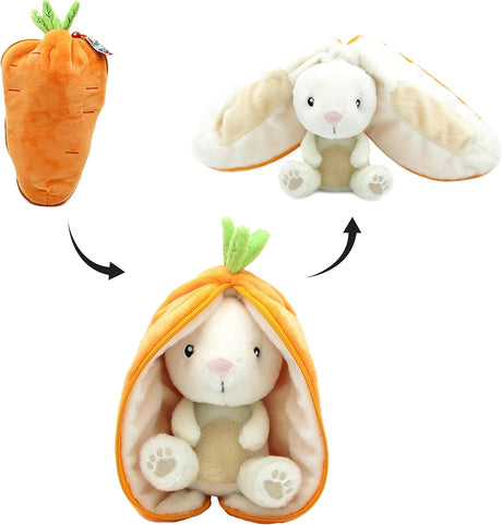Flipetz – Hase in Karotte | 2 - in - 1 Plüschfigur - Babylions