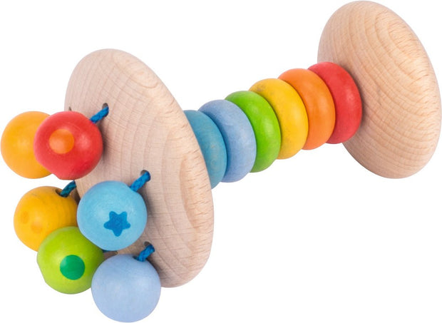 Greifling Elastik Stielrassel Regenbogen - Babylions