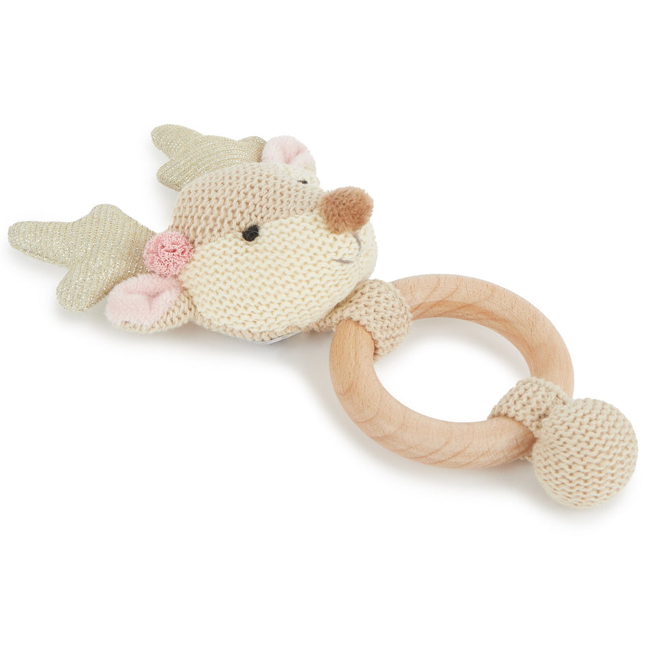 Greifspielzeug mit Rassel – Reh Lia oder Affe - Babylions