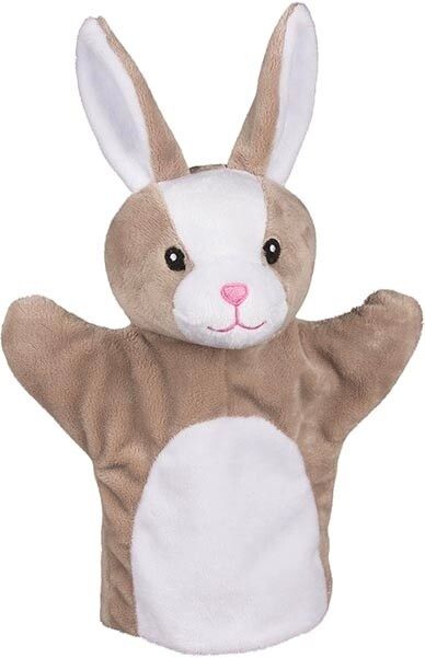 Handpuppe Hase für Kinder – weiche Tierpuppe zum Spielen, Kuscheln & Erzählen – BabyLions®