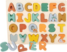 Holzspielzeug Buchstabenpuzzle Kinder Alphabet Lernspielzeug