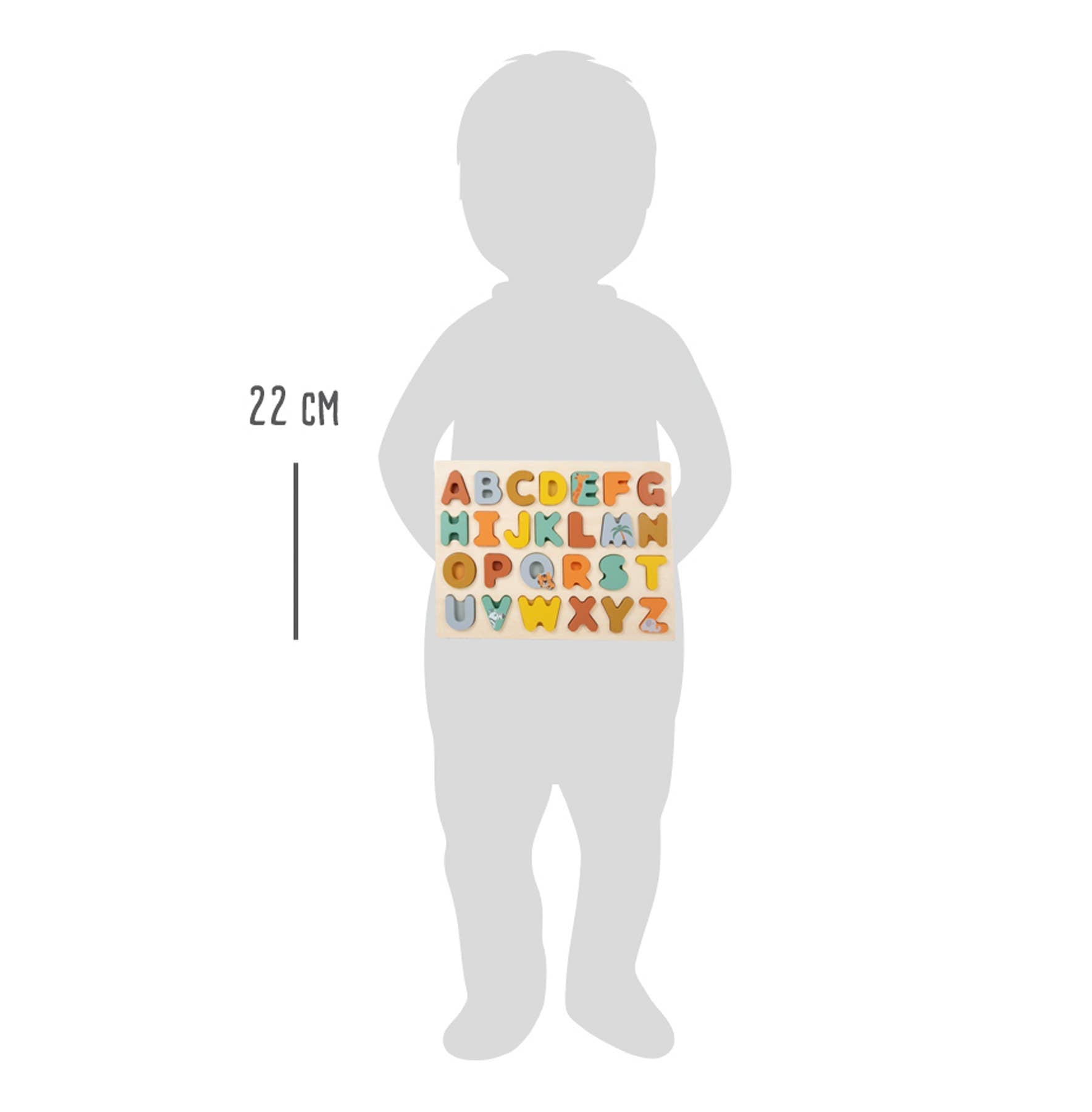 Holzspielzeug Buchstabenpuzzle Kinder Größe 22 cm Vergleich