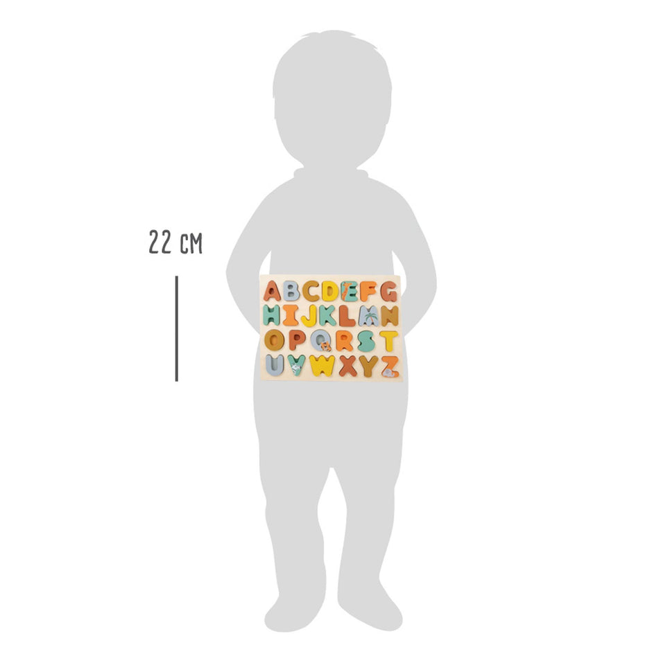 Holzspielzeug Buchstabenpuzzle Kinder Größe 22 cm Vergleich