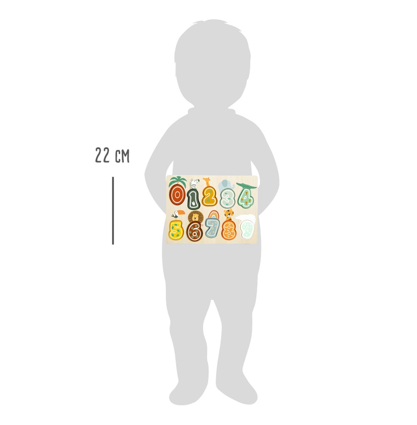 Holzspielzeug Kinder Größe 22 cm Vergleich Baby Lernspielzeug