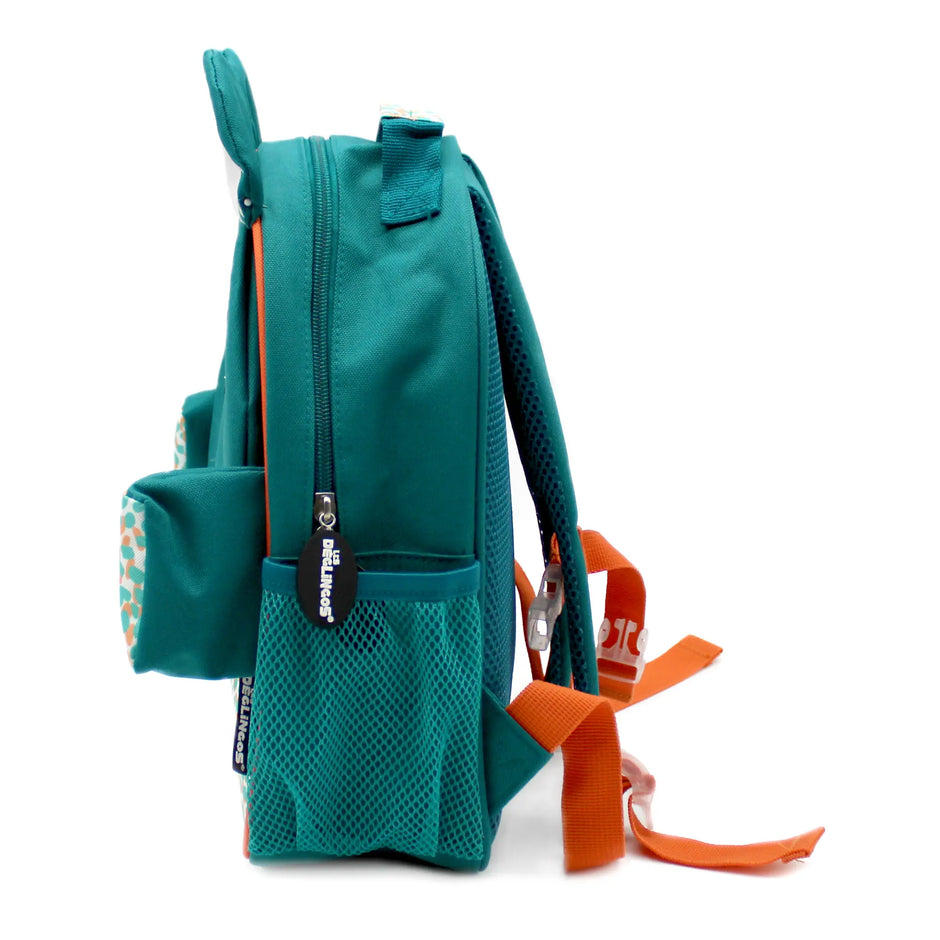 Türkiser Koala Kinderrucksack mit Netztasche, Seitenfach und verstellbaren Schultergurten für Kinder