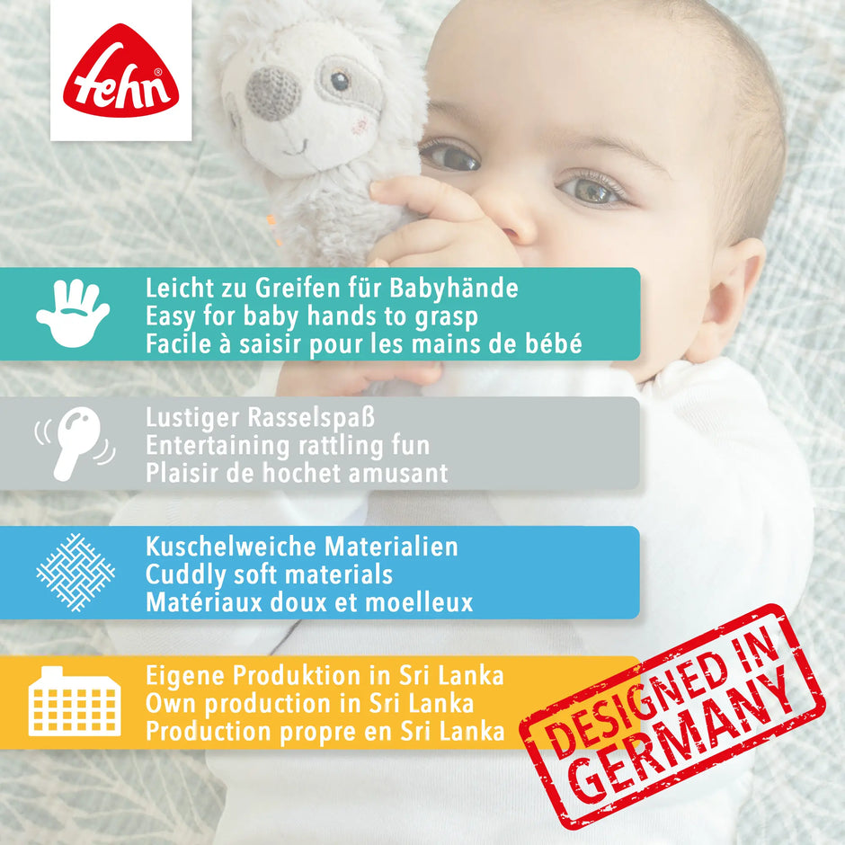 Mini Rassel Capybara Babyspielzeug aus weichem Plüsch, leicht zu greifen, mit Rasselgeräusch und kuschelweichen Materialien für Babys ab 0 Monaten