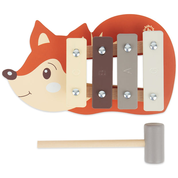 Mini Xylophon aus Holz – Fuchs & Reh - Babylions