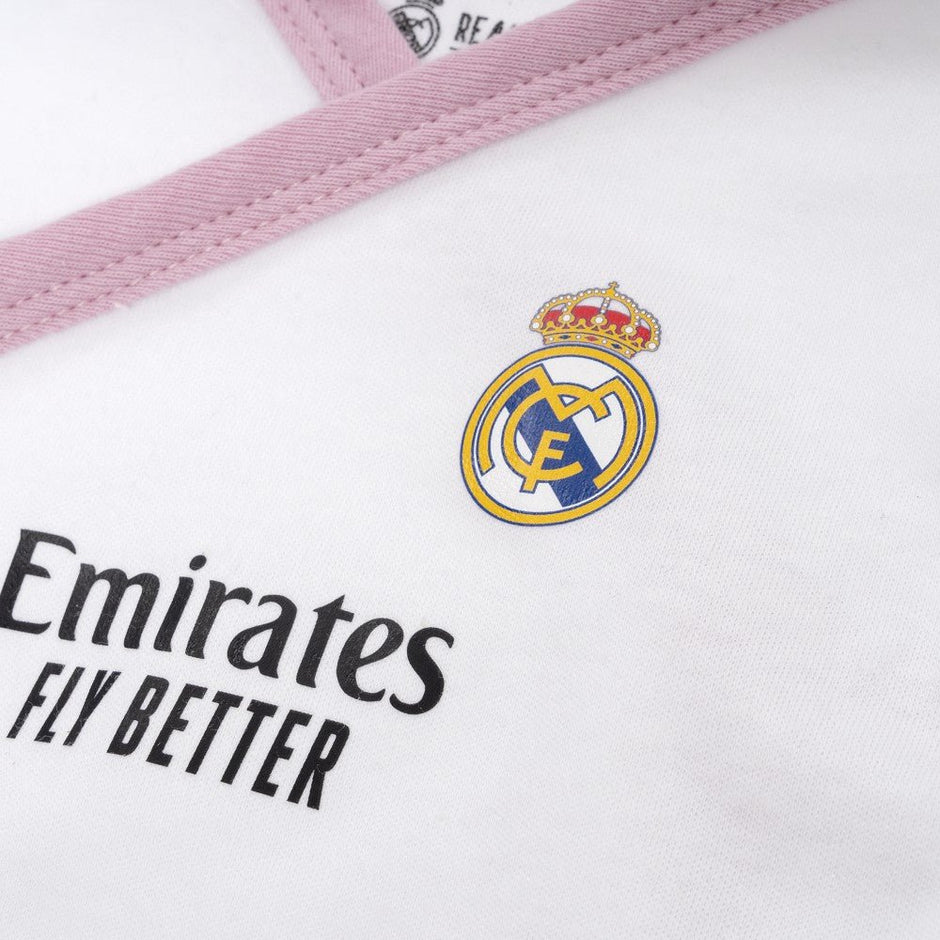 Real Madrid Baby Erstausstattungs - Set 5 - teilig – Blau oder Rosa - Babylions