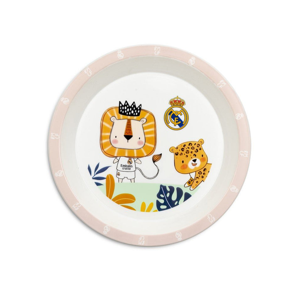 Real Madrid Baby Geschirrset 5 - teilig – Rosa oder Blau - Babylions