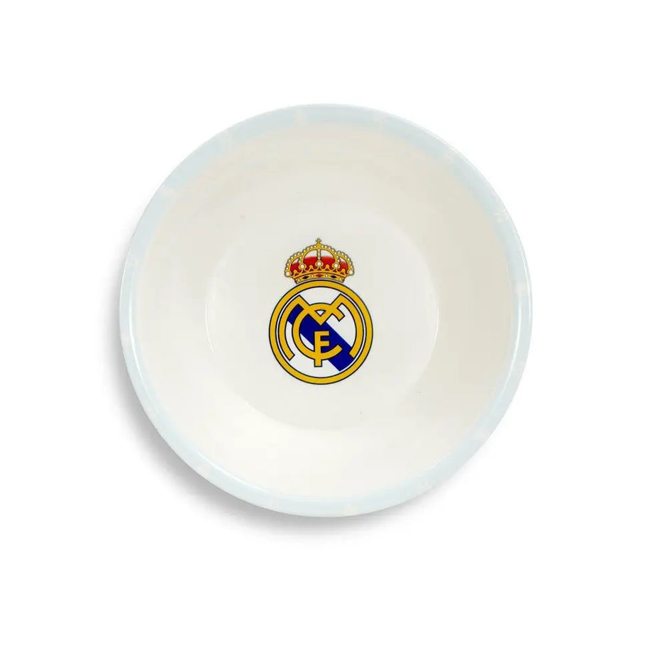 Real Madrid Baby Schüssel blau mit Logo innen aus Geschirrset