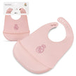 Baby Lätzchen Silikon rosa Real Madrid BPA-frei wasserdicht mit Auffangschale