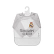 Real Madrid Baby Lätzchen mit Ärmeln – Grau, wasserdicht - Babylions