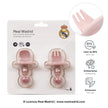 Real Madrid Baby Lernbesteck mit Anti-Erstickungsring aus Silikon BPA frei für Babys
