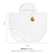 Real Madrid Poncho - Handtuch für Kinder – 100% Baumwolle, 60×75 cm - Babylions