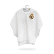 Real Madrid Poncho Handtuch für Kinder mit Logo weiß