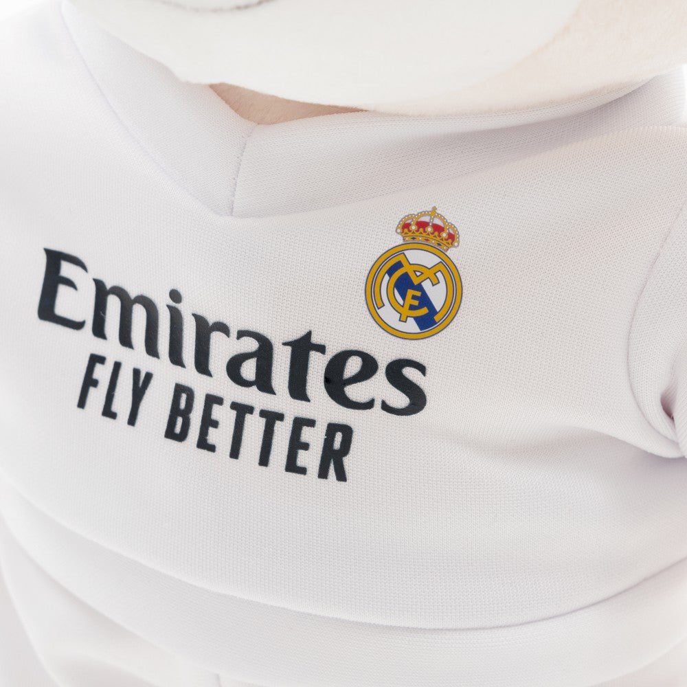 Real Madrid Teddybär mit Trikot – Offizielles Fanprodukt - Babylions