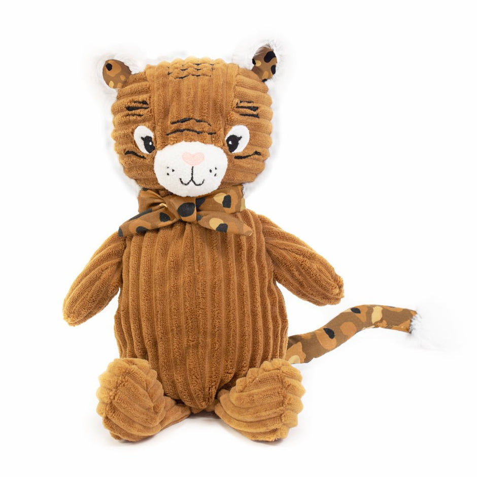 Tiger Kuscheltier mit Geschenk - Spardose - Babylions