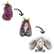 Veggie - Serie – 2 - in - 1 Plüschfigur Tier & Frucht/Gemüse in einem - Babylions
