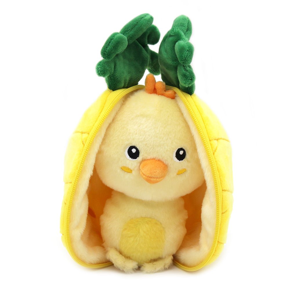 Veggie - Serie – 2 - in - 1 Plüschfigur Tier & Frucht/Gemüse in einem - Babylions